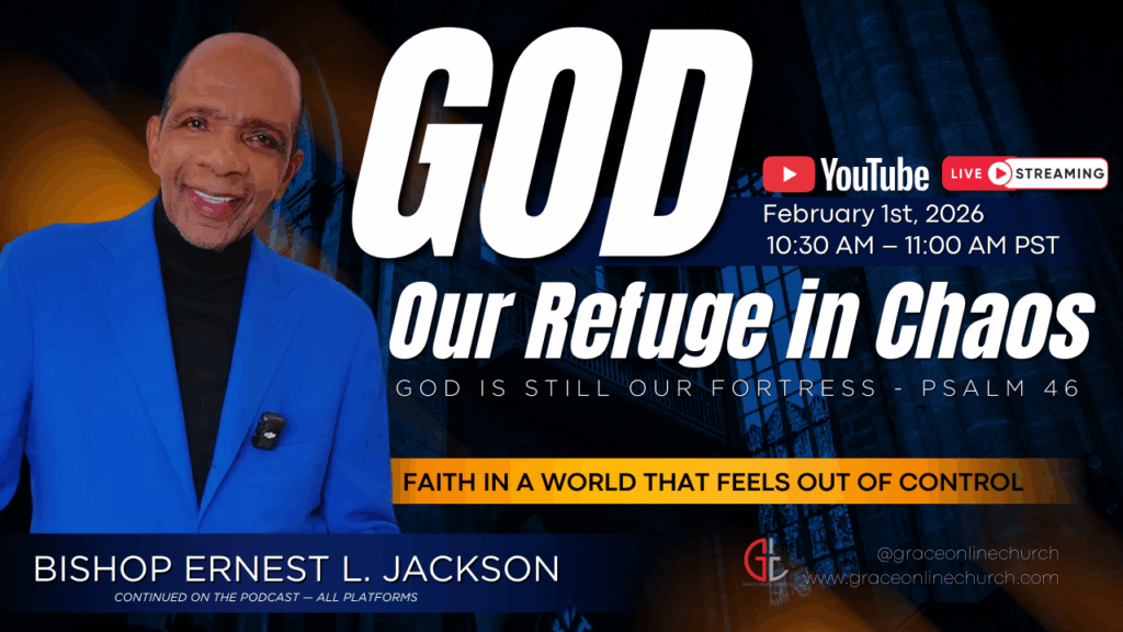 Grace and peace to you in the name of our Lord and Savior Jesus Christ. In these uncertain and challenging times, many are asking a heartfelt question: What is going on in our world? Tomorrow, I invite you to join me for a timely and encouraging message entitled “God Our Refuge in Chaos”,